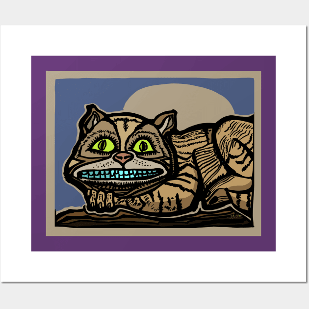 Cheshire Cat Wall Art by JSnipe